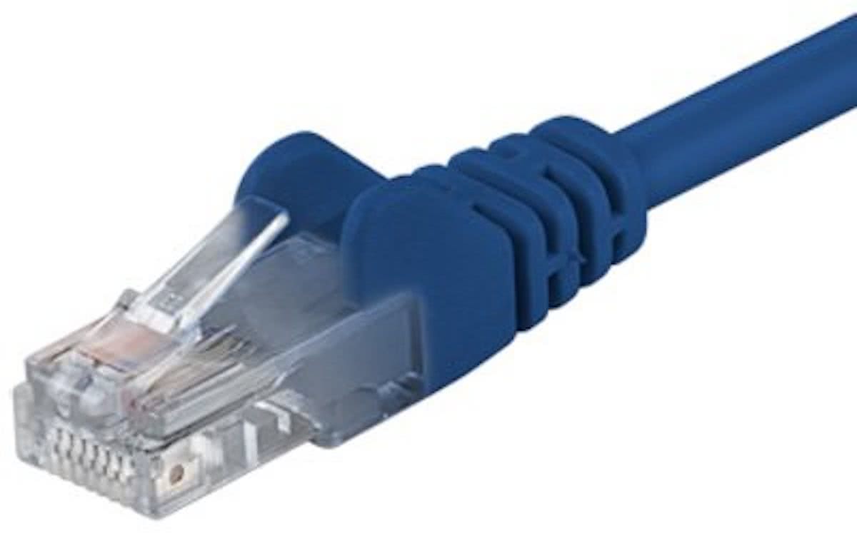 Wentronic CAT5E Netwerkkabel - RJ45 - Blauw - 10 m