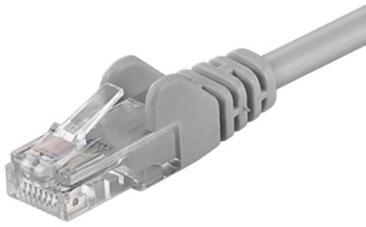 Wentronic CAT5E Netwerkkabel - RJ45 - Grijs - 30 m