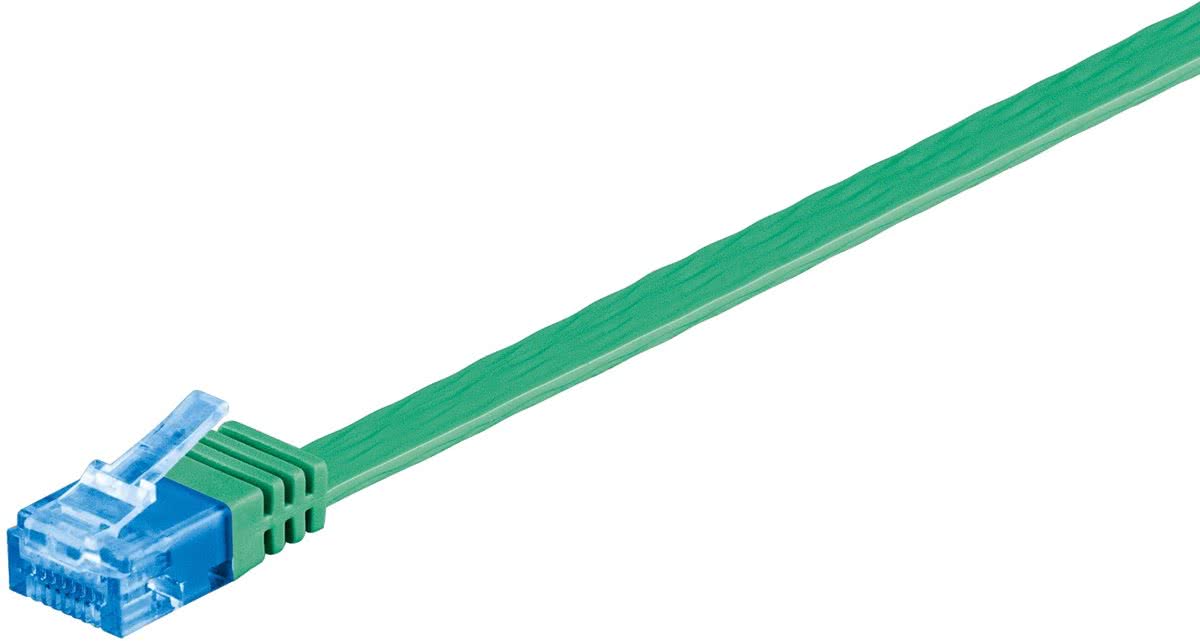 Wentronic CAT6A Netwerkkabel - RJ45 - Groen - 3 m