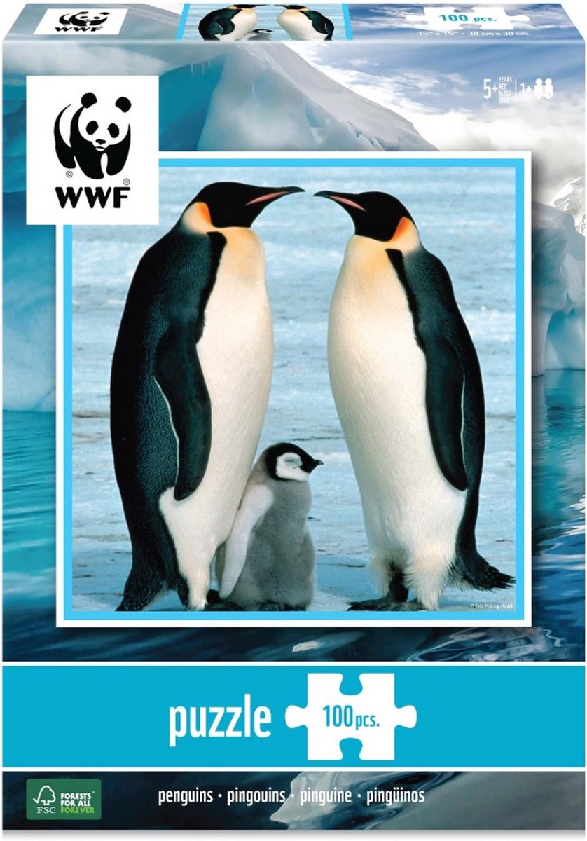 WWF puzzel - baby pinguïn - 100 stukjes