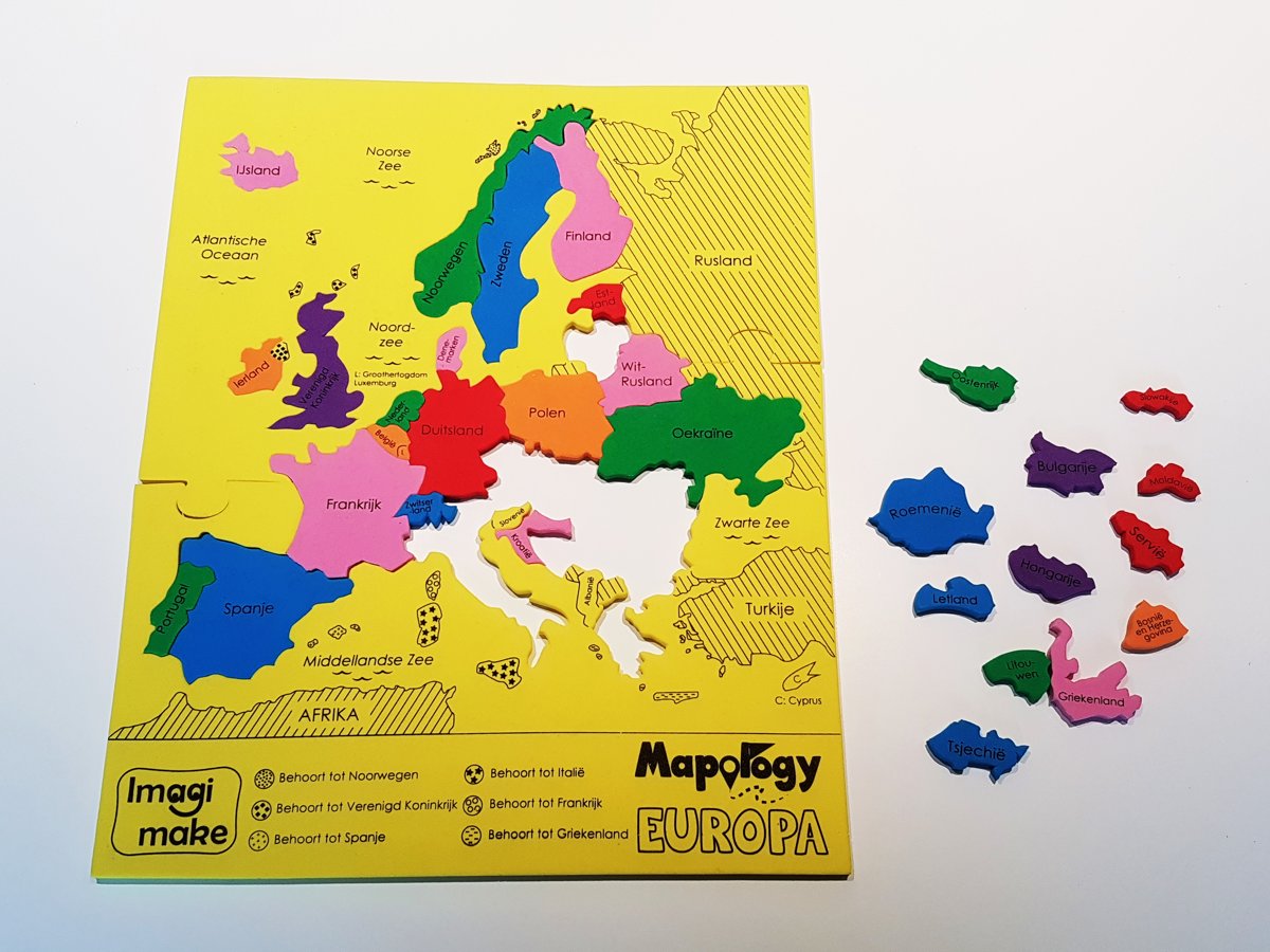 Foampuzzel Europa