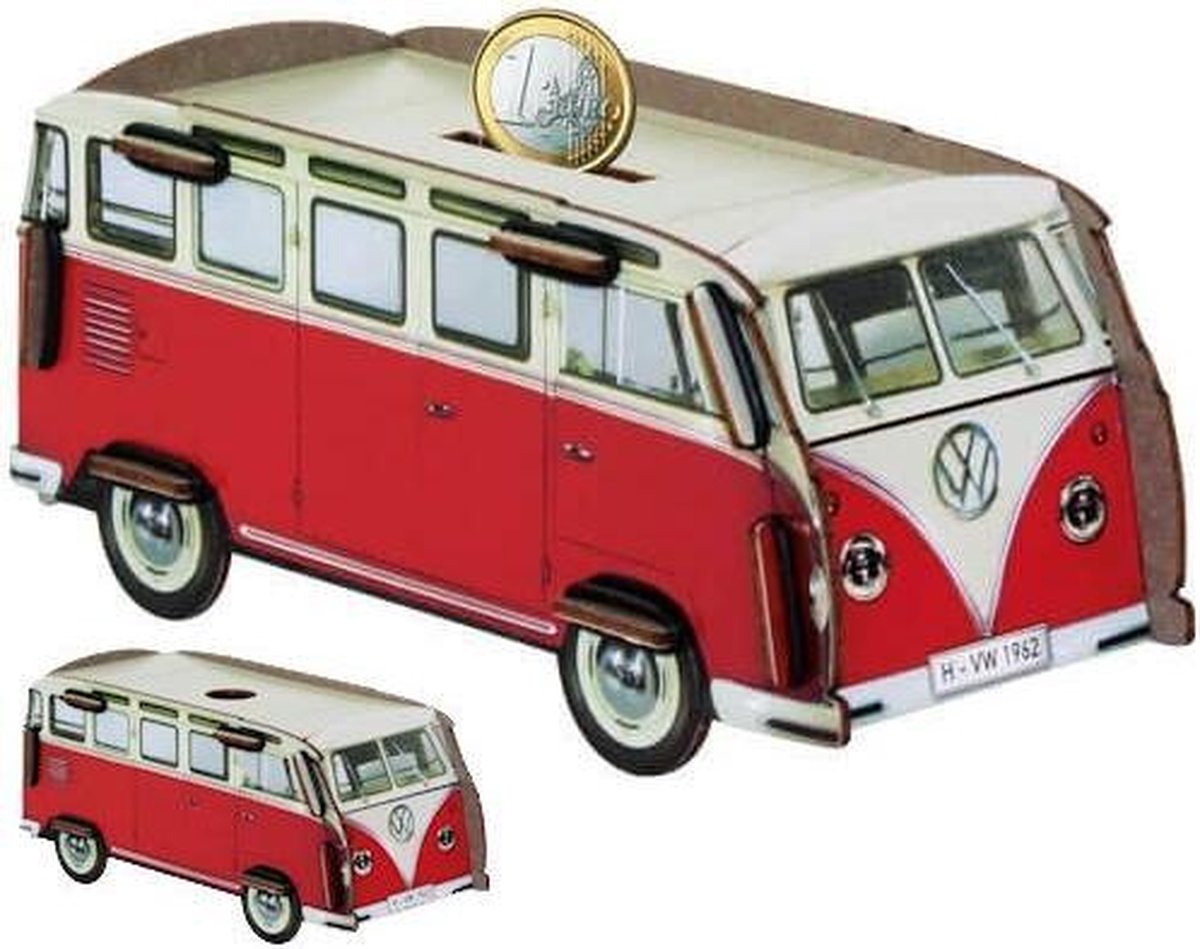 Werkhaus - Spaarpot - VW T1 - Rood