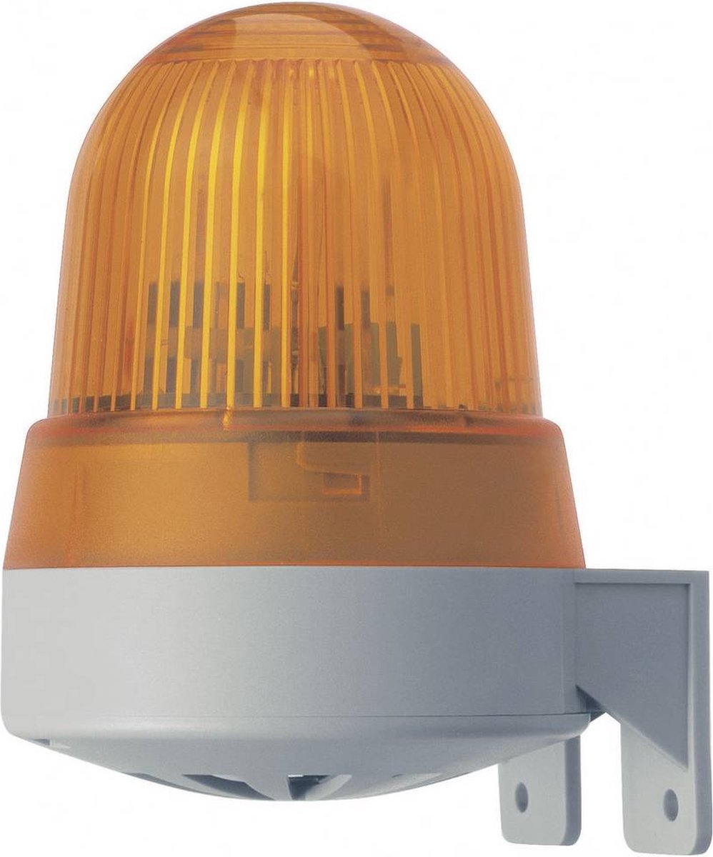 Werma Signaltechnik Combi-signaalgever LED 422.310.68 Geel Continulicht 230 V/AC 92 dB