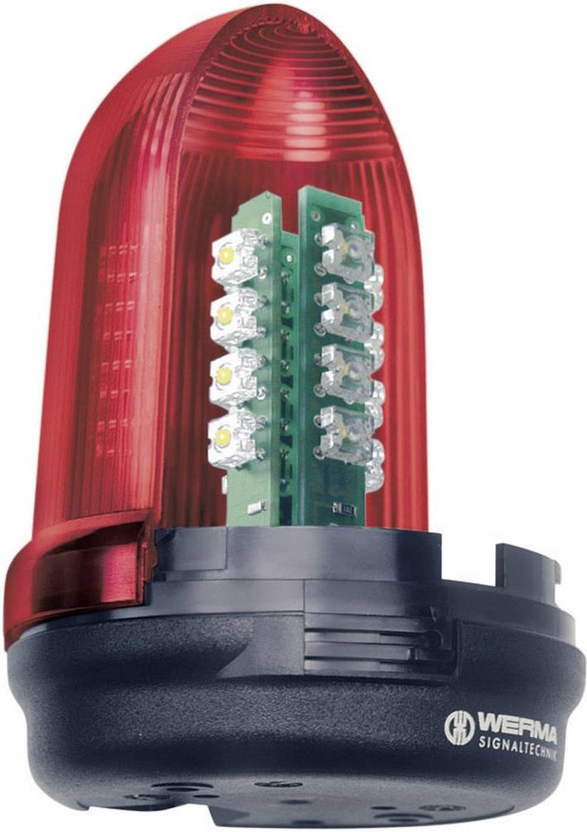 Werma Signaltechnik Signaallamp LED 829.150.55 829.150.55 Rood Continulicht, Knipperlicht 24 V/DC