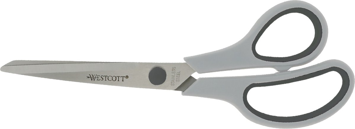 Westcott scharenset - Easy grip - 3delig 14/20/24 - RVS - lichtgrijs/antraciet - AC-E90030