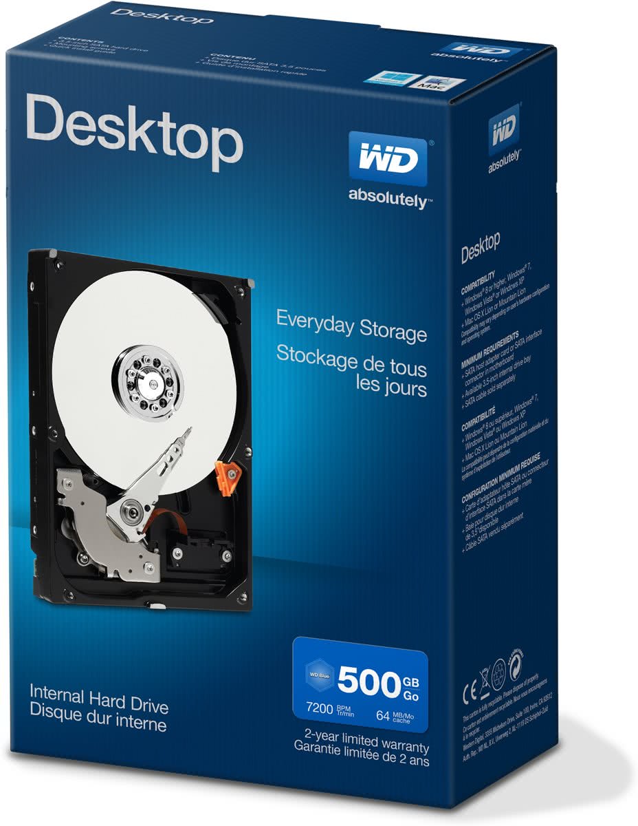 WD 500GB Desktop Mainstream