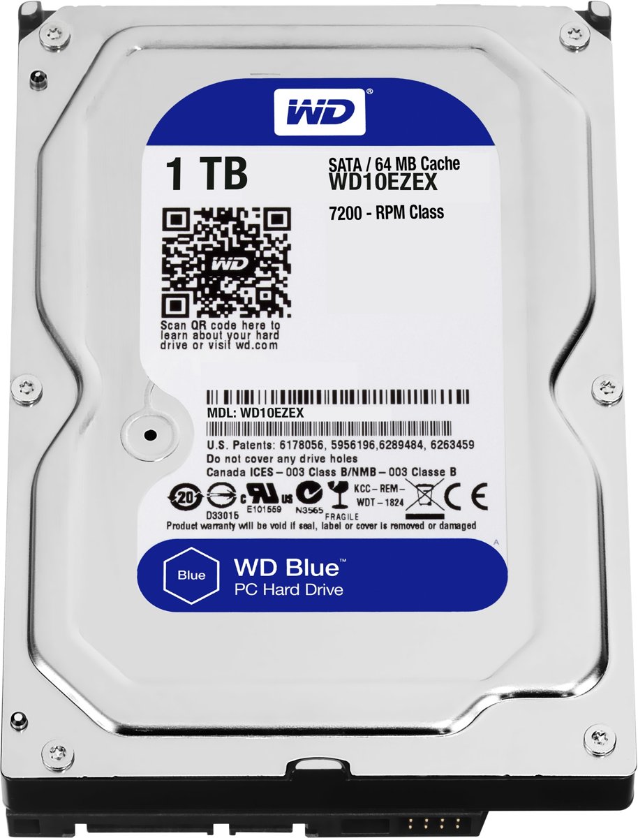 WD Blue - Interne harde schijf - 1 TB