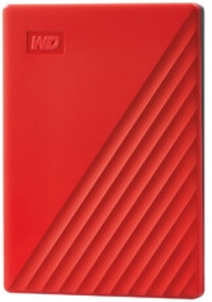 WD My Passport 2TB Rood