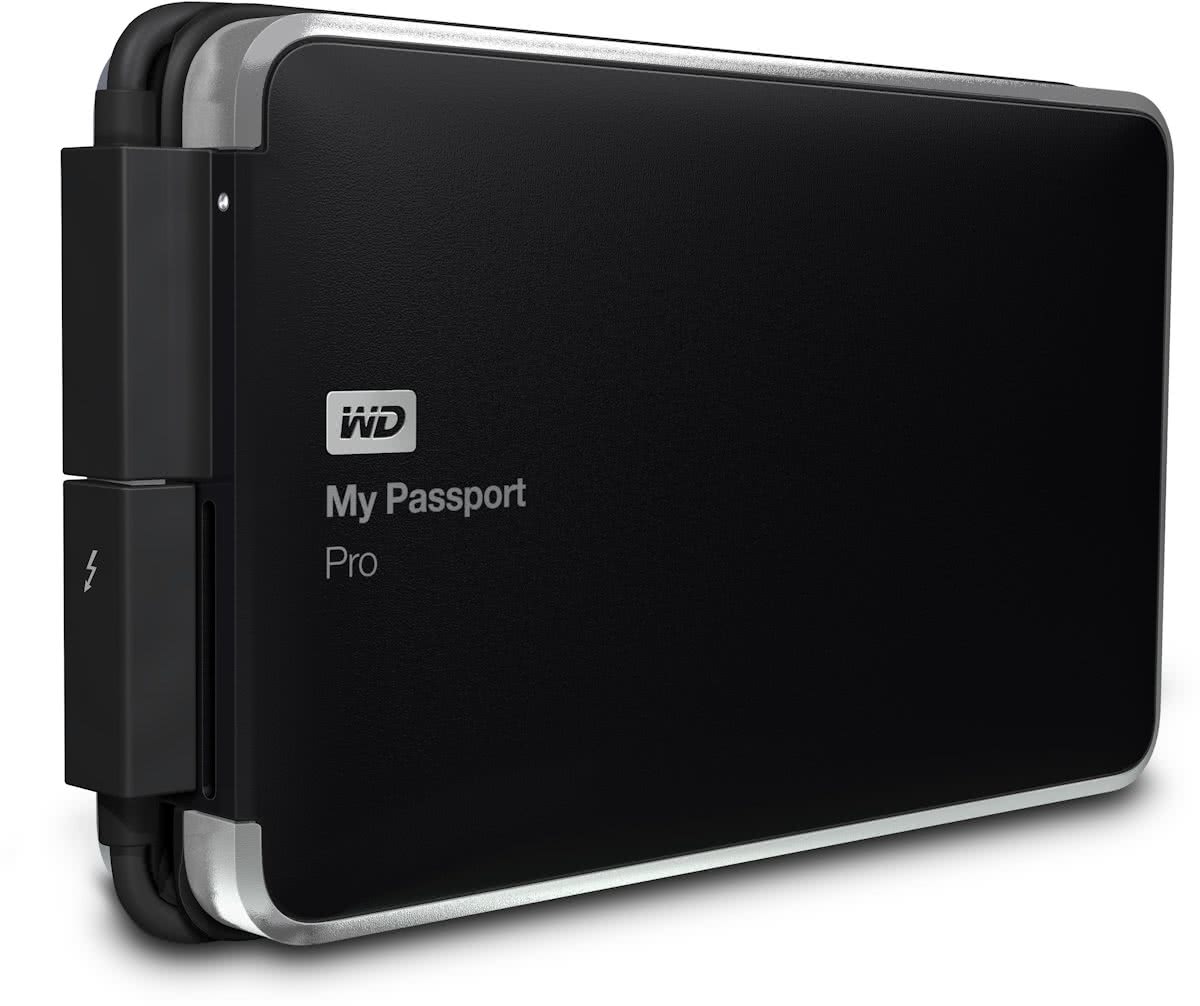 WD My Passport Pro - Externe harde schijf - 2TB - Zwart