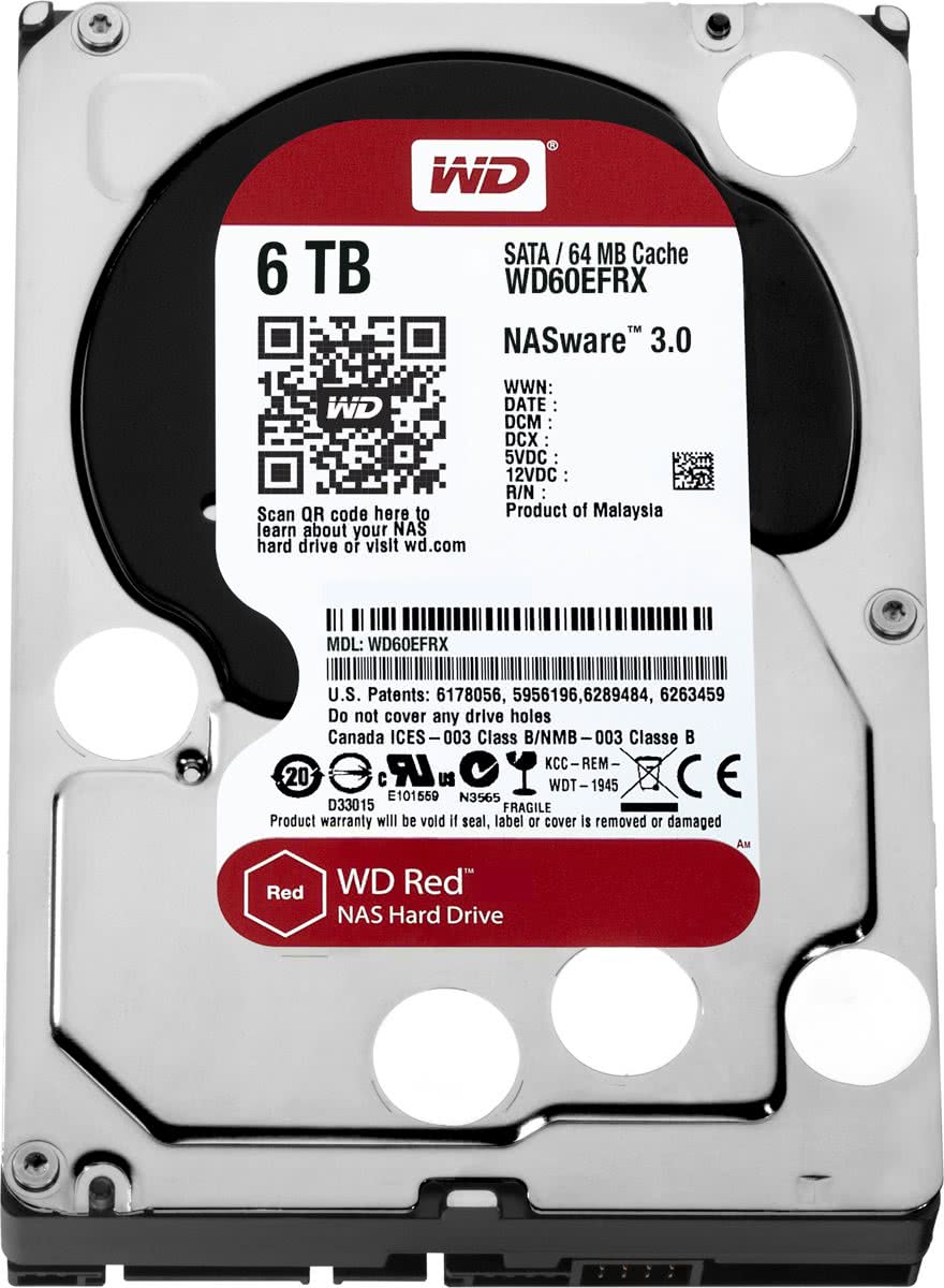 WD Red - Interne harde schijf - 6 TB