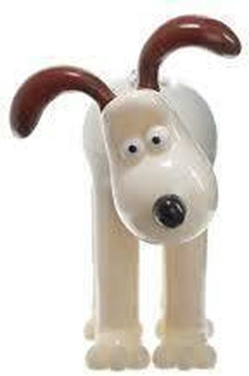 Gromit solar poppetje / beweegt op zonlicht en kunstlicht / cadeau / zonne-energie poppetje / kado / dashboard poppetje / hond solar poppetje / W&G / Wallace & Gromit ca 11 x 9 cm