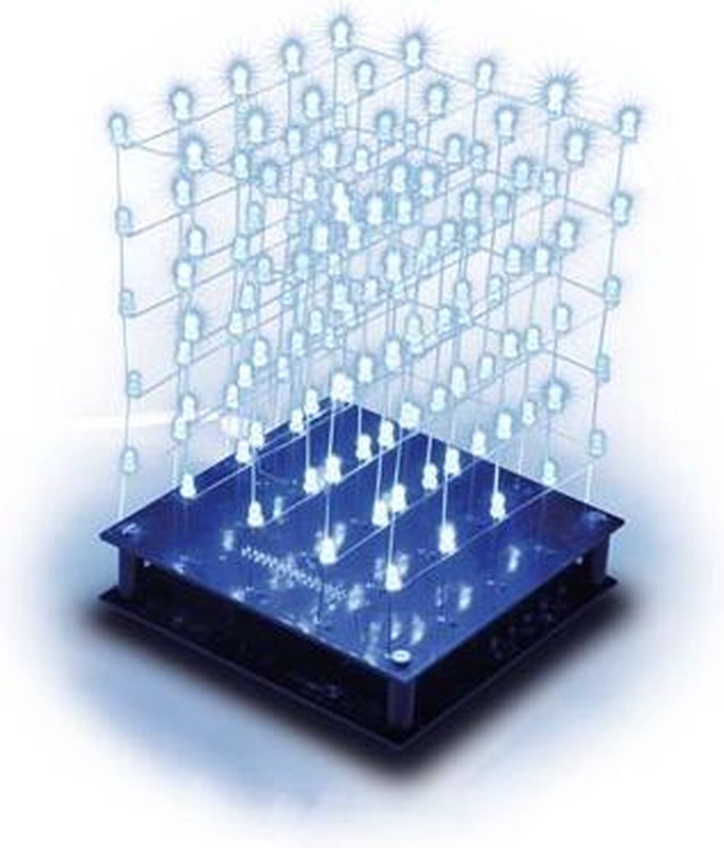   - 3D LED CUBE 5 x 5 x 5 (blue LED)