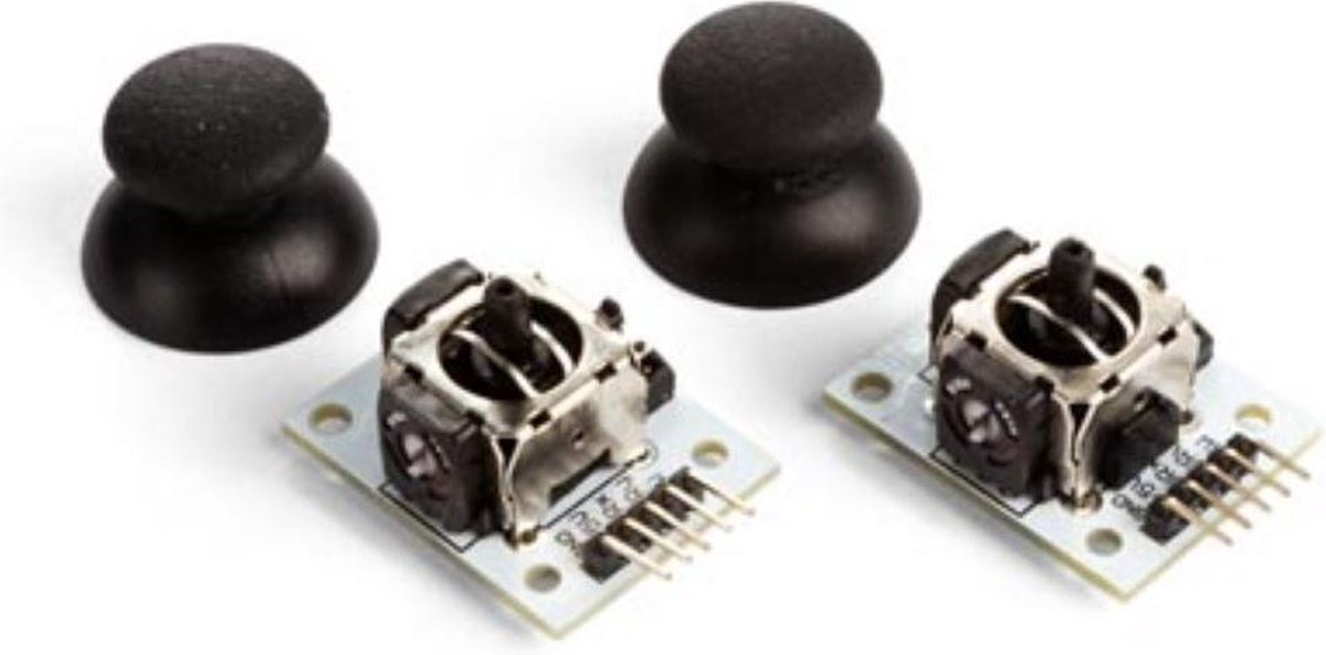 Whadda Joystick-module Xy 47 X 25 X 32 Mm Staal Zwart 2 Stuks