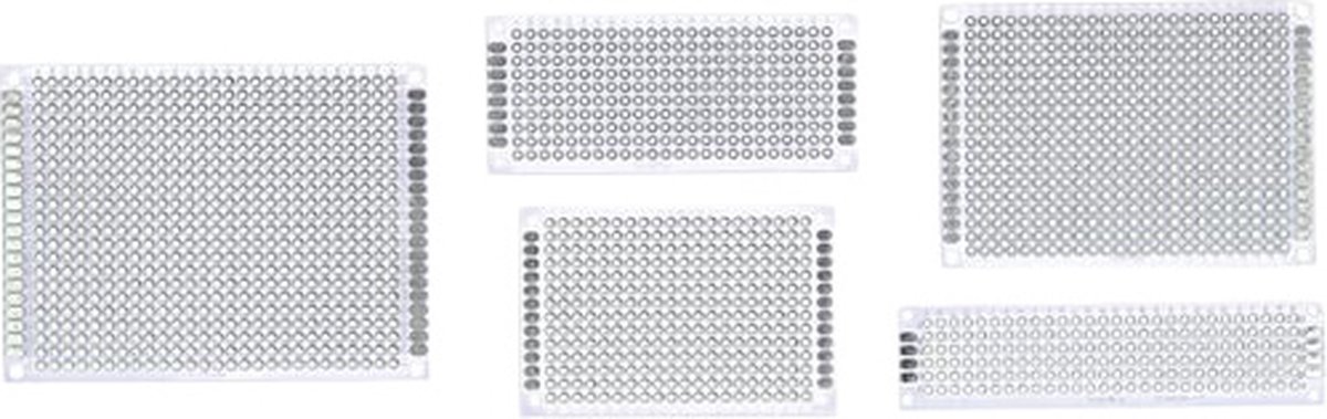 Whadda Prototyping Pcb-boards Staal Zilver 5-delig