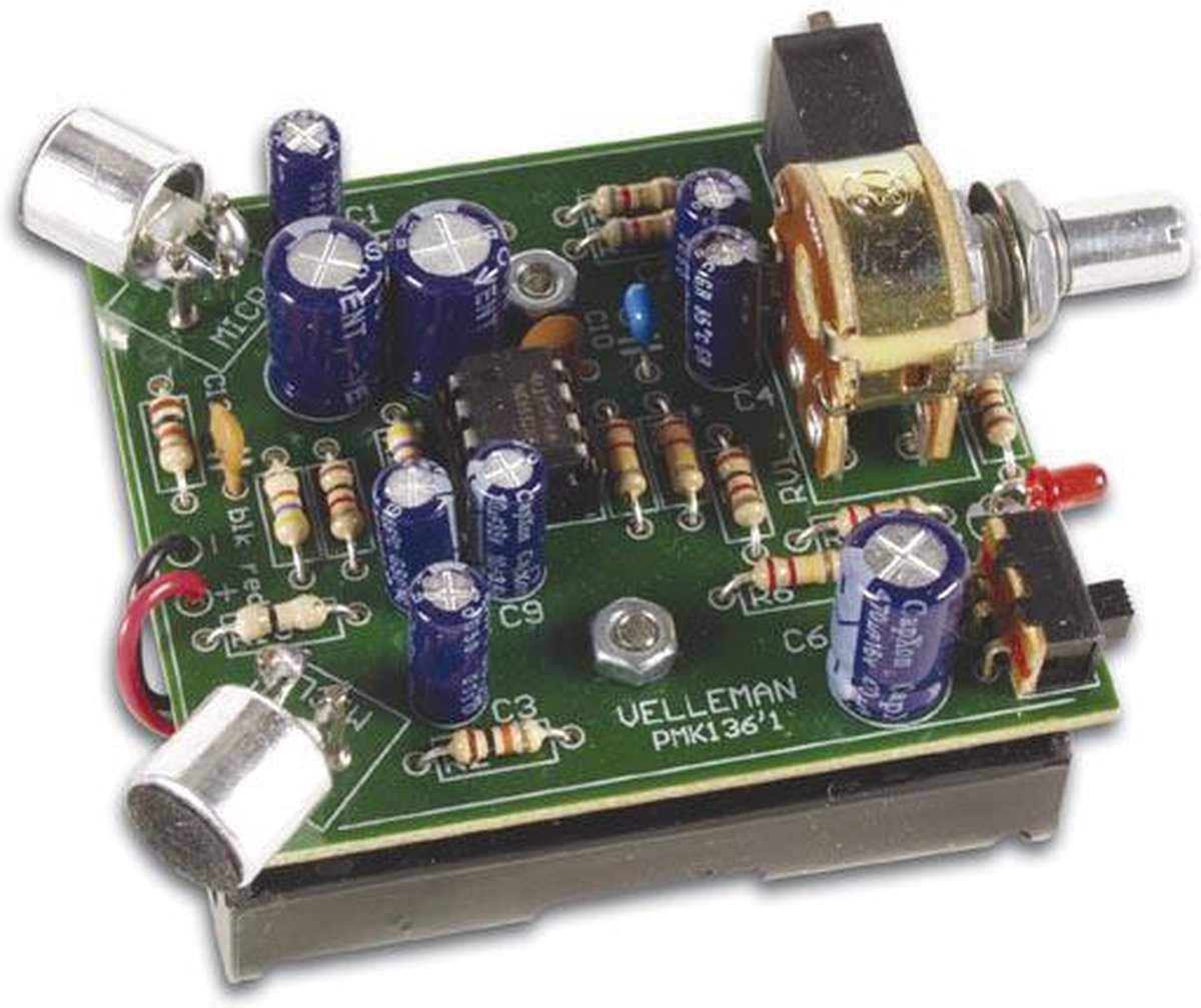 Whadda Soldeerkit Audioversterker 6,2 X 5,4 Cm 1,5 V Groen