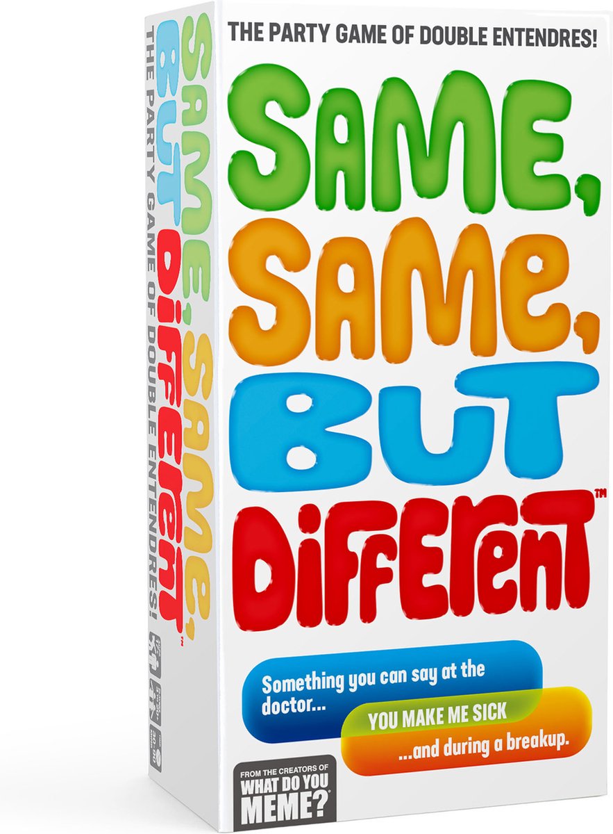 What Do You Meme - Same Same but different - Het dubbelzinnige party spel van de What Do You Meme makers