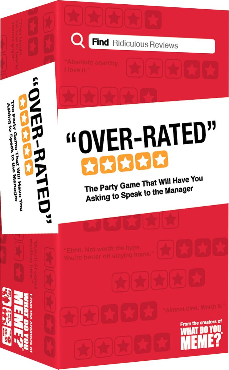 What Do You Meme? Over-Rated Adult Party Game