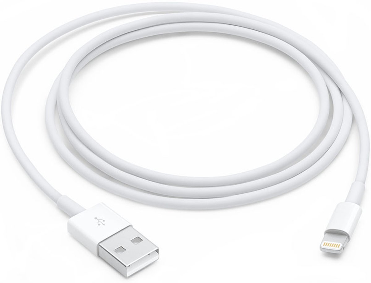 Apple Lightning - 2 meter - Lightning naar USB Kabel - Lightning Cable - Wit - WhiteCalling