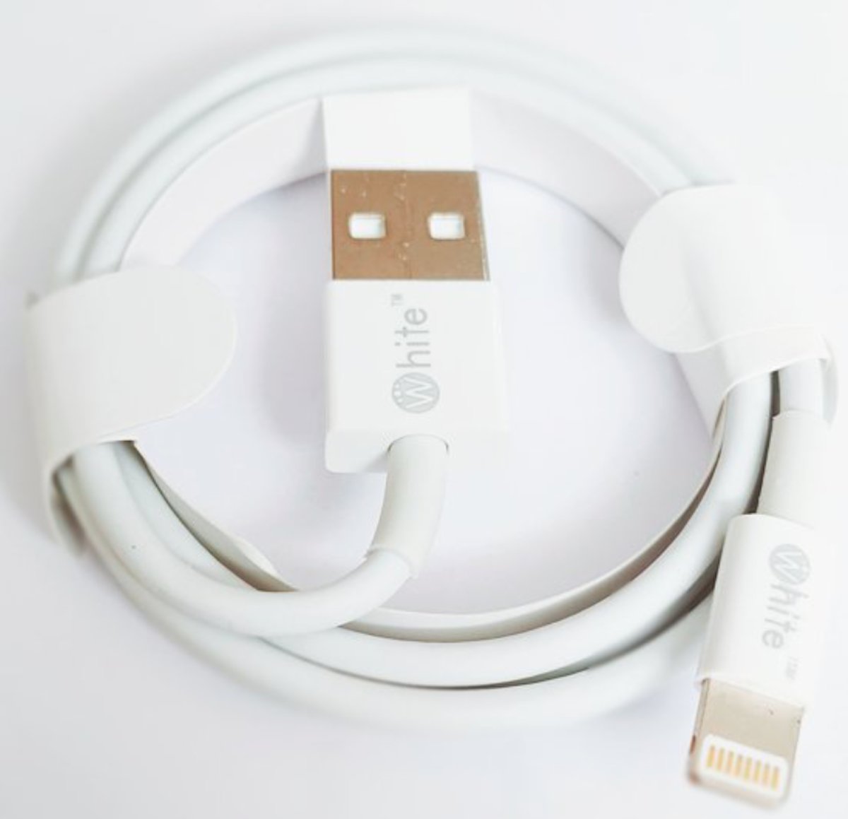 Apple Lightning - Lightning naar USB Kabel - Lightning Cable - Wit - 1 meter - WhiteCalling