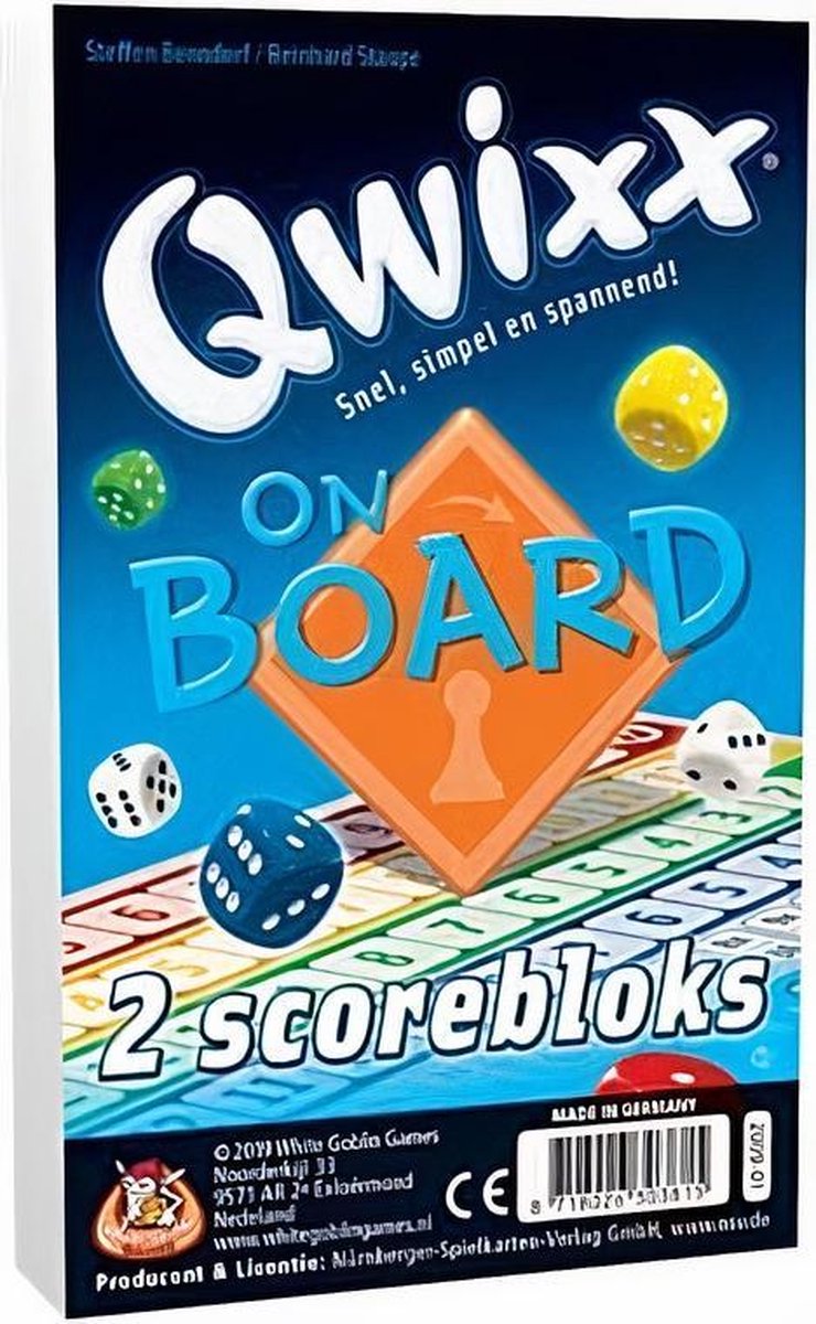 Qwixx On Board Bloks (extra scorebloks)