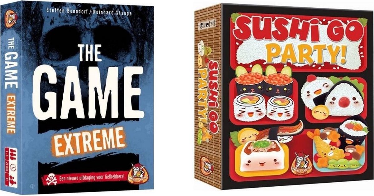 Spellenbundel - Kaartspel - 2 stuks - The Game Extreme & Sushi Go Party