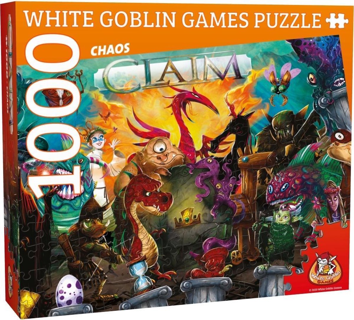 White Goblin Games Legpuzzel Claim Puzzle: Chaos 1000 Stukjes