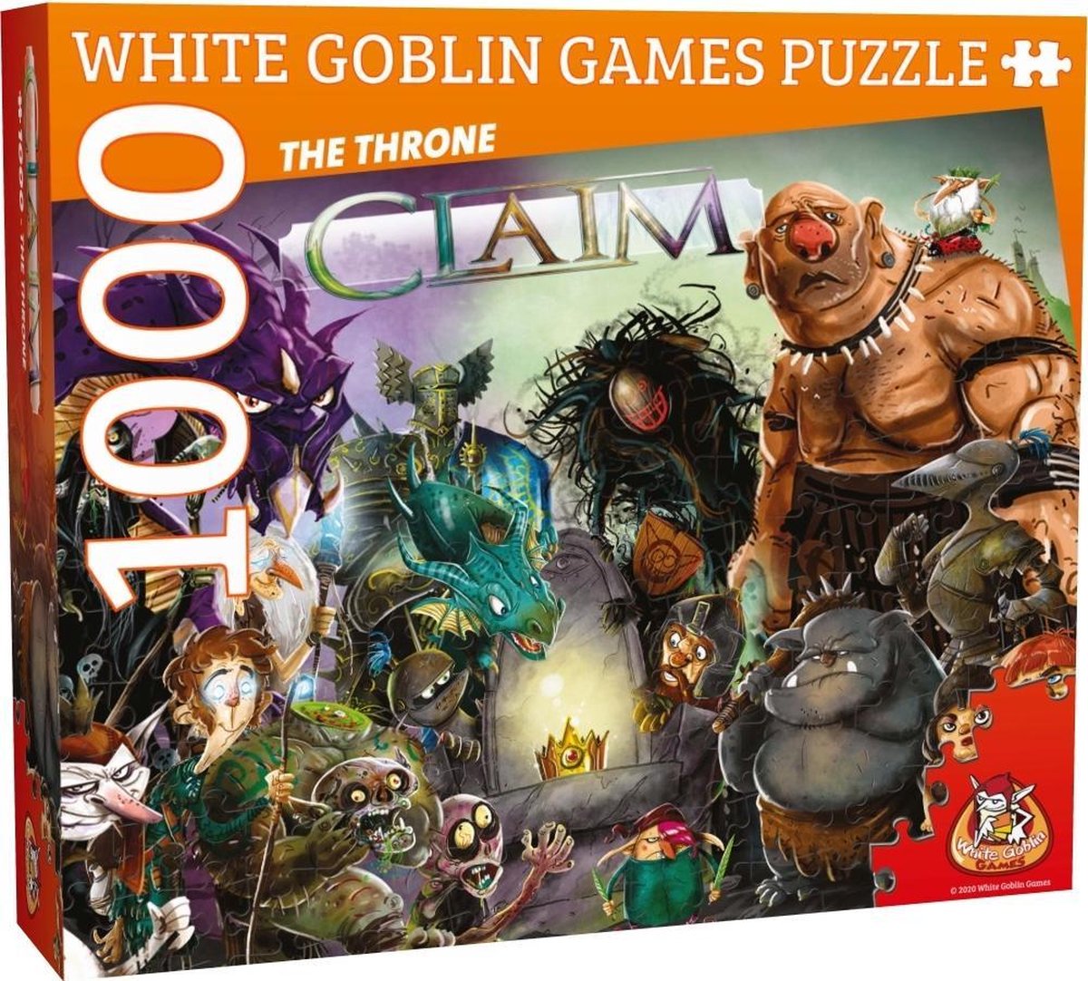 White Goblin Games Legpuzzel Claim Puzzle: The Throne 1000 Stukjes