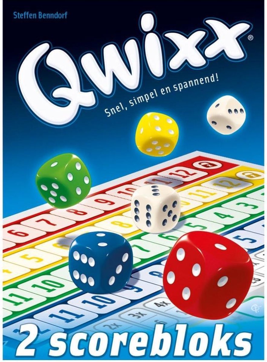 White Goblin Games Qwixx Scorebloks 2 Stuks