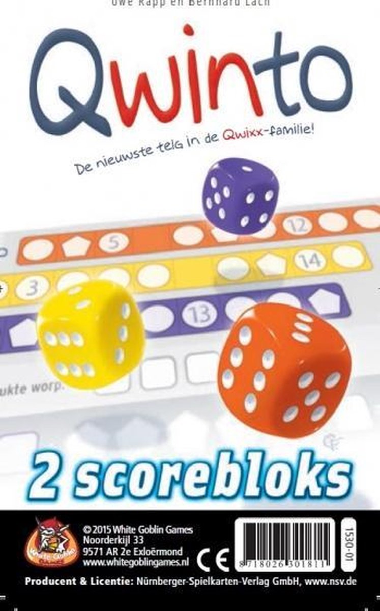 uitbreidingsset Qwinto scorebloks