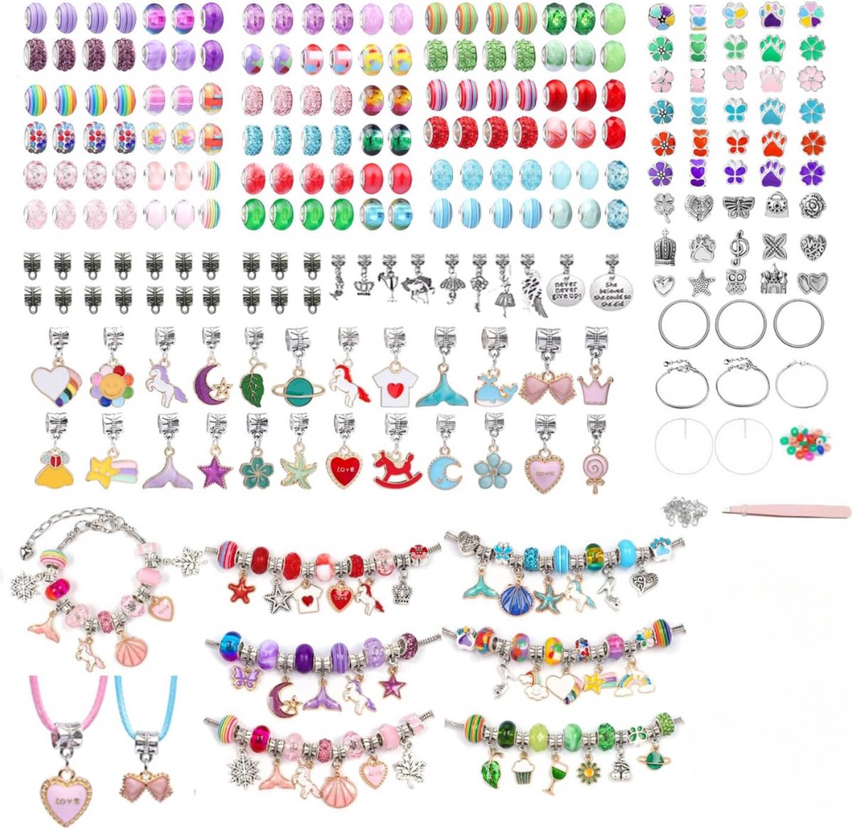   Armbandjes Maken Meisjes - Knutselkoffer - Kinderspeelgoed