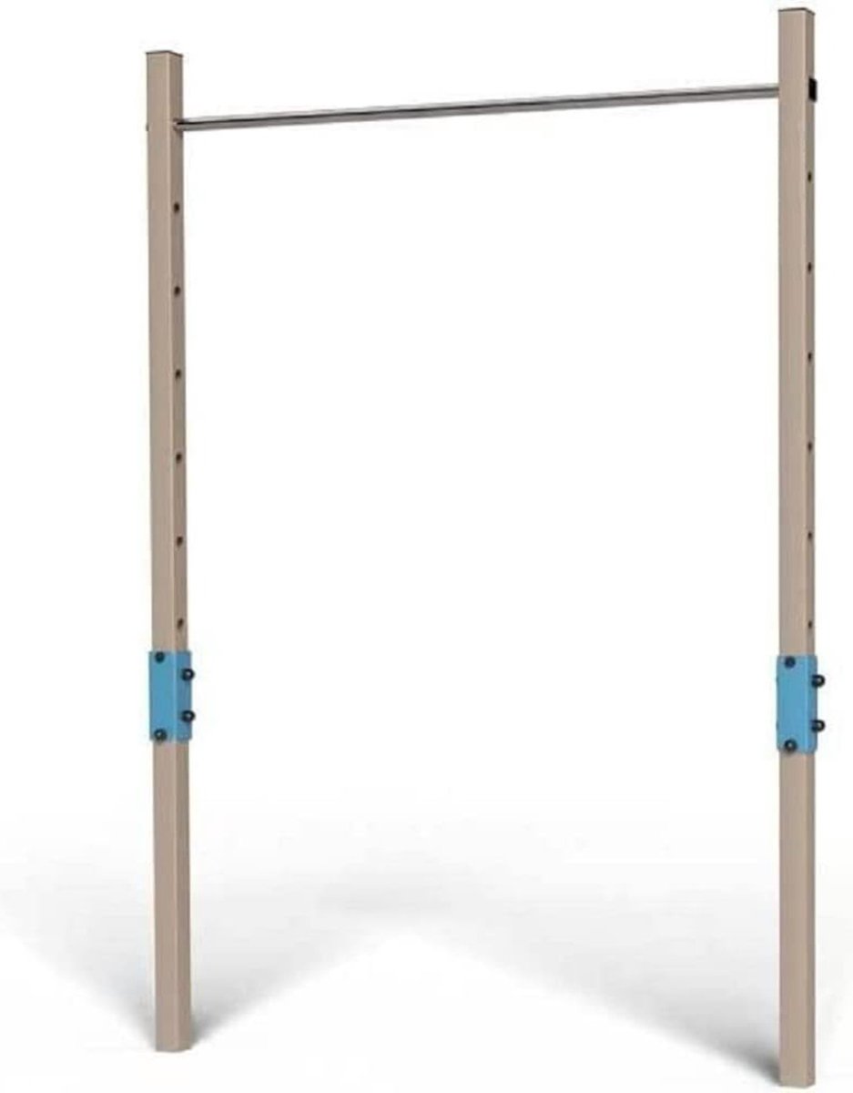   Turnrek - Rekstok - Duikelrek - Tuinrek - Grijs met Blauw