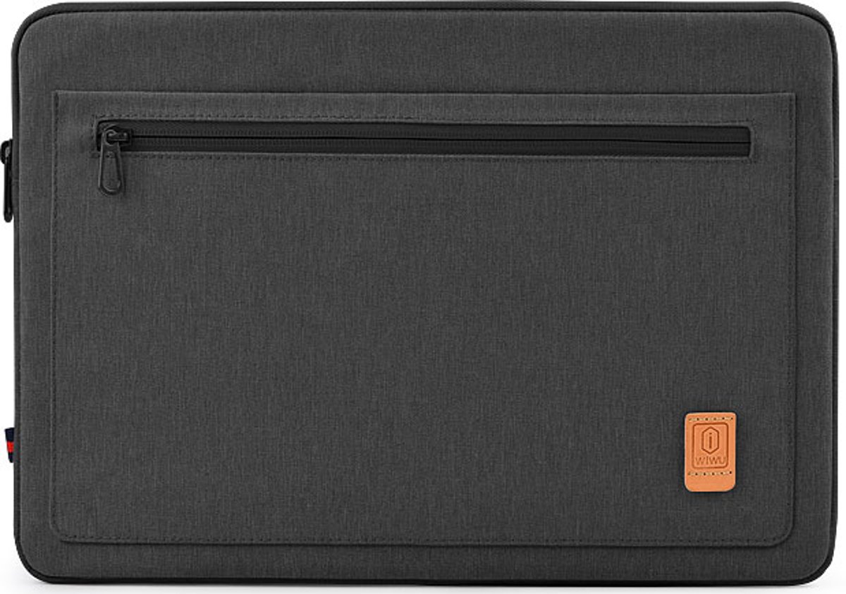 Acer Travelmate laptop sleeve - Waterafstotend Polyester hoes met extra opbergvak - 14 inch - Zwart