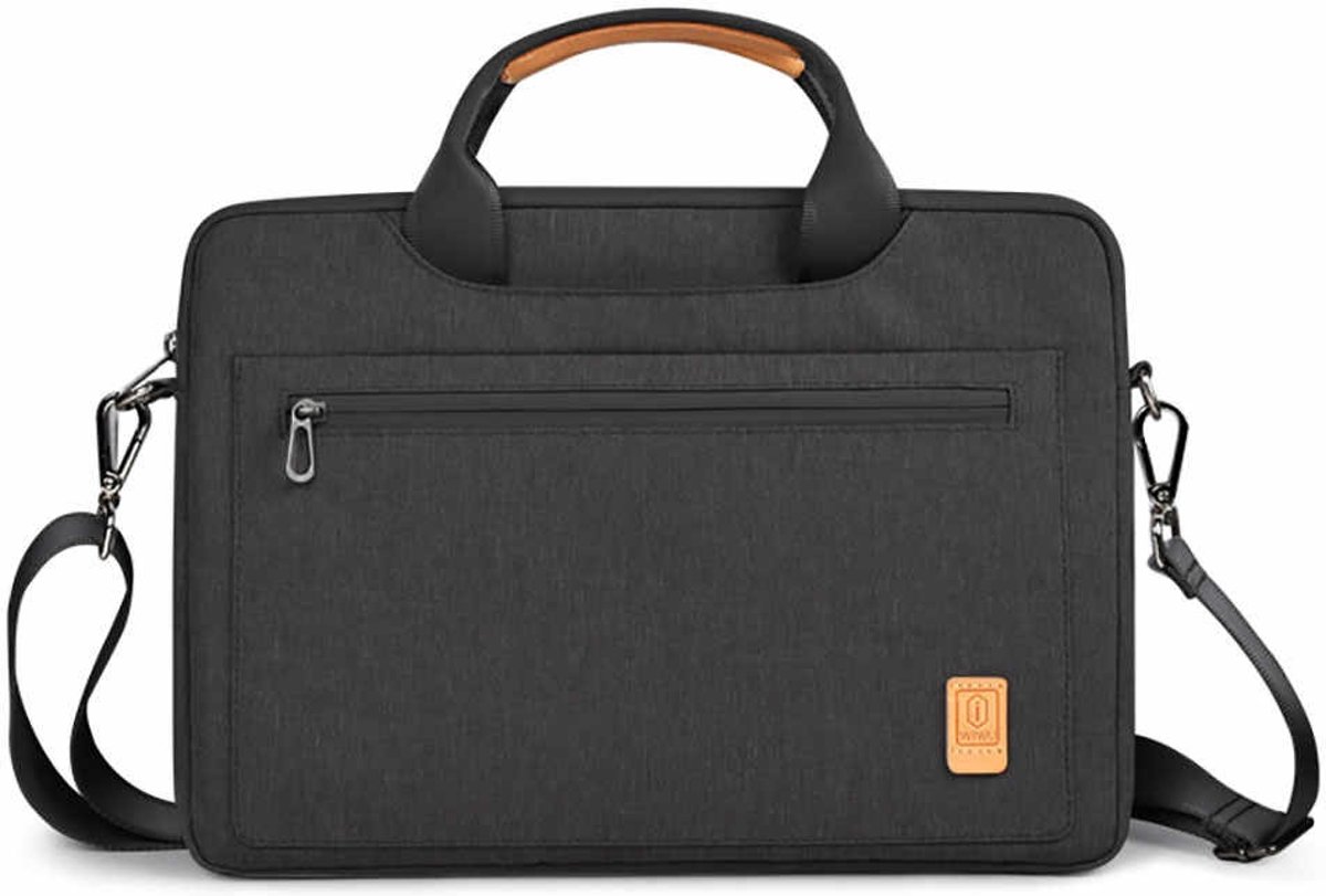 Laptoptas voor 14 inch laptop - WIWU Pioneer Shoulder - Zwart