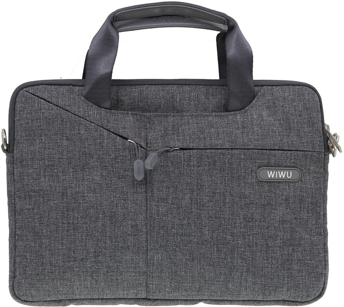 Laptoptas voor 15.4 inch laptop - WIWU City Commuter Bag - Grijs