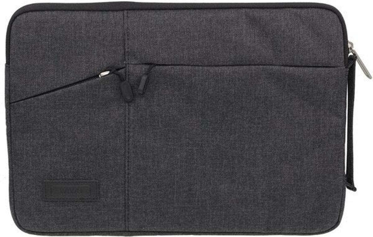 WIWU - 12  inch Pocket Laptop & Macbook Sleeve - Zwart