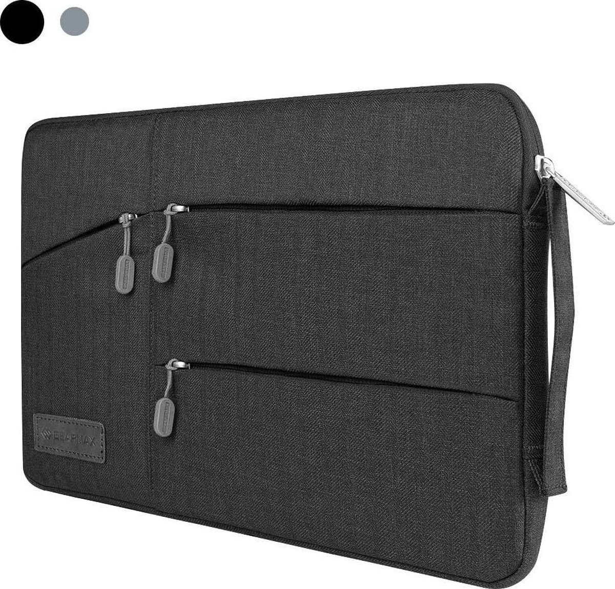 WIWU - HP Spectre Hoes - 15.6 inch Pocket Laptop Sleeve - Zwart