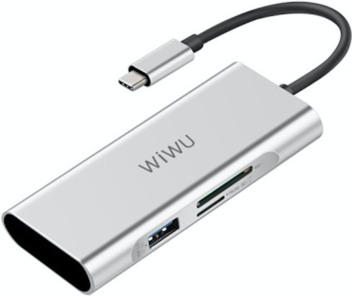 Wiwu Apollo USB-C Hub 6 in 1 Unibody Design / Aluminum Case