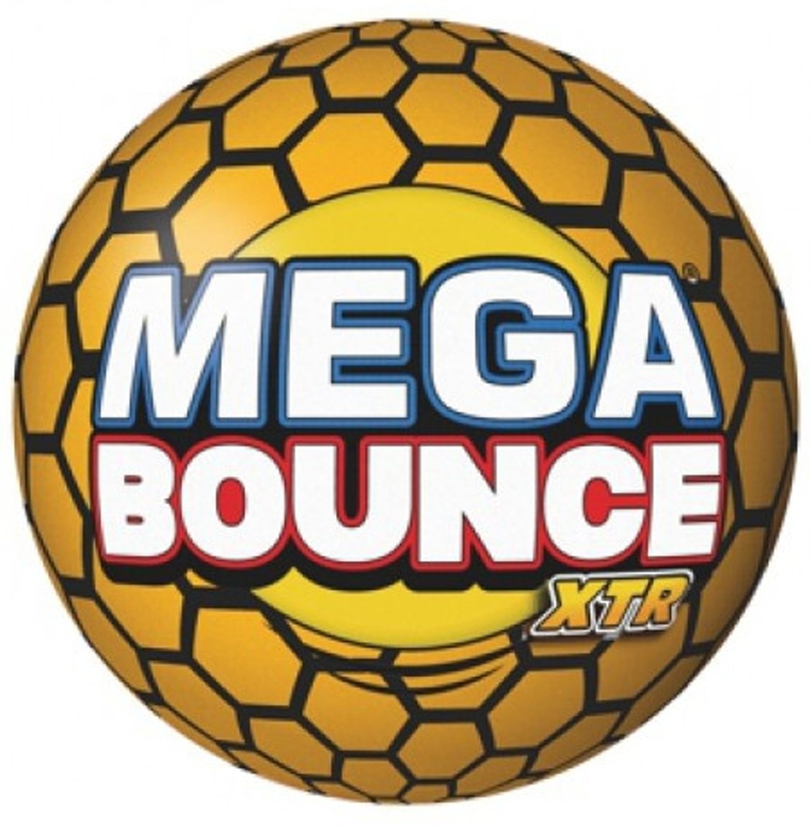 Wicked Stuiterbal Mega Bounce Xtr 7 Cm Geel 68 Gram