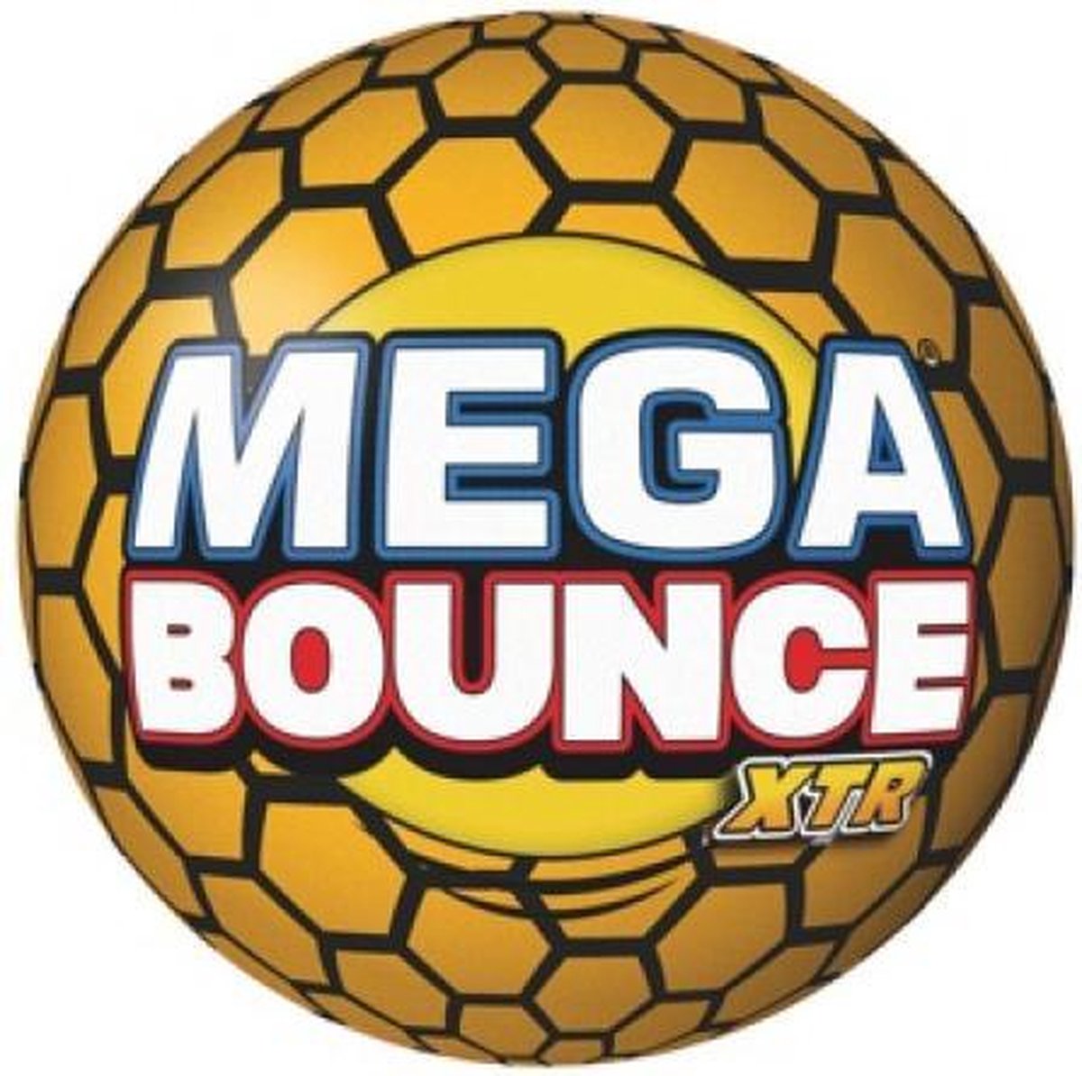 Wicked Stuiterbal Mega Bounce Xtr 7 Cm Geel 68 Gram