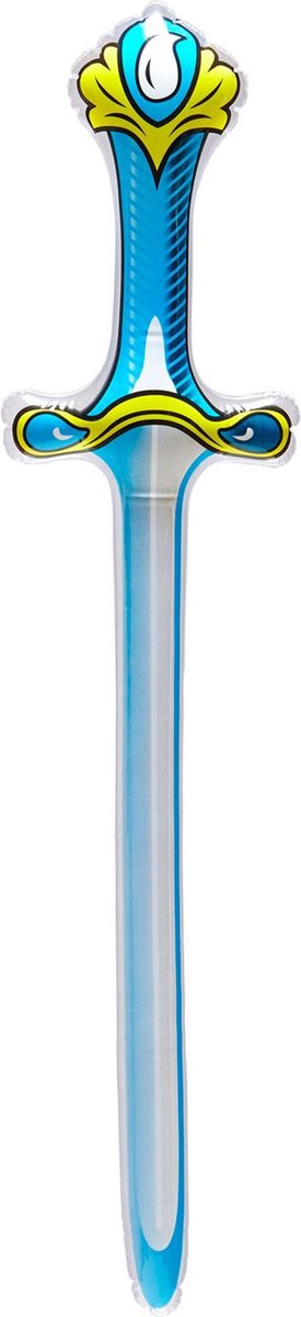 WIDMANN - Blauw opblaasbaar zwaard 77 cm - Accessoires