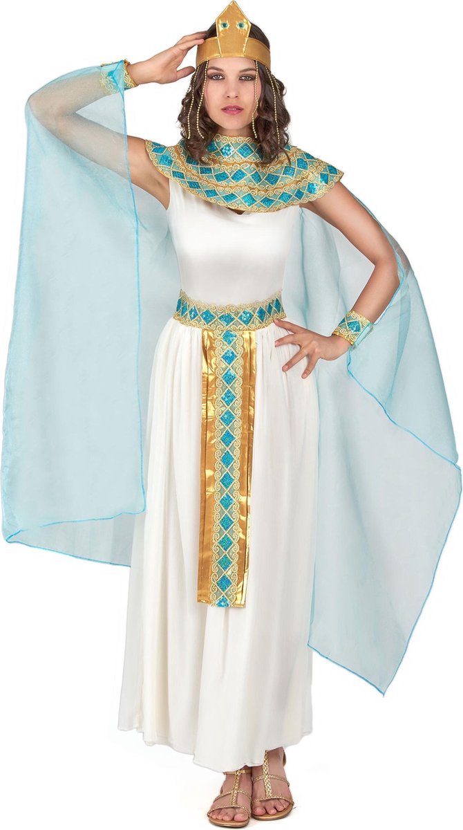 WIDMANN - Traditionele Cleopatra outfit voor vrouwen - Medium - Volwassenen kostuums