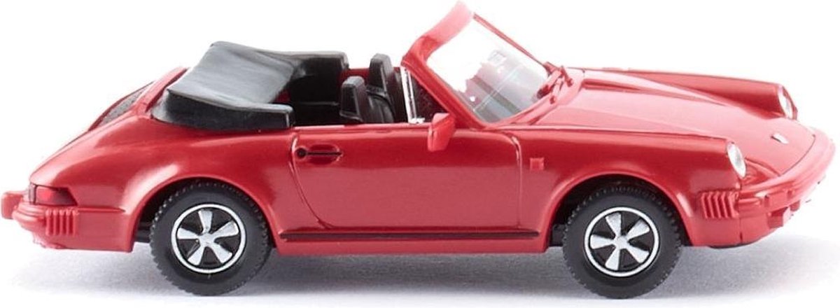 Wiking Miniatuurauto Porsche 911 Sc Cabriolet Zink 1:87 Rood