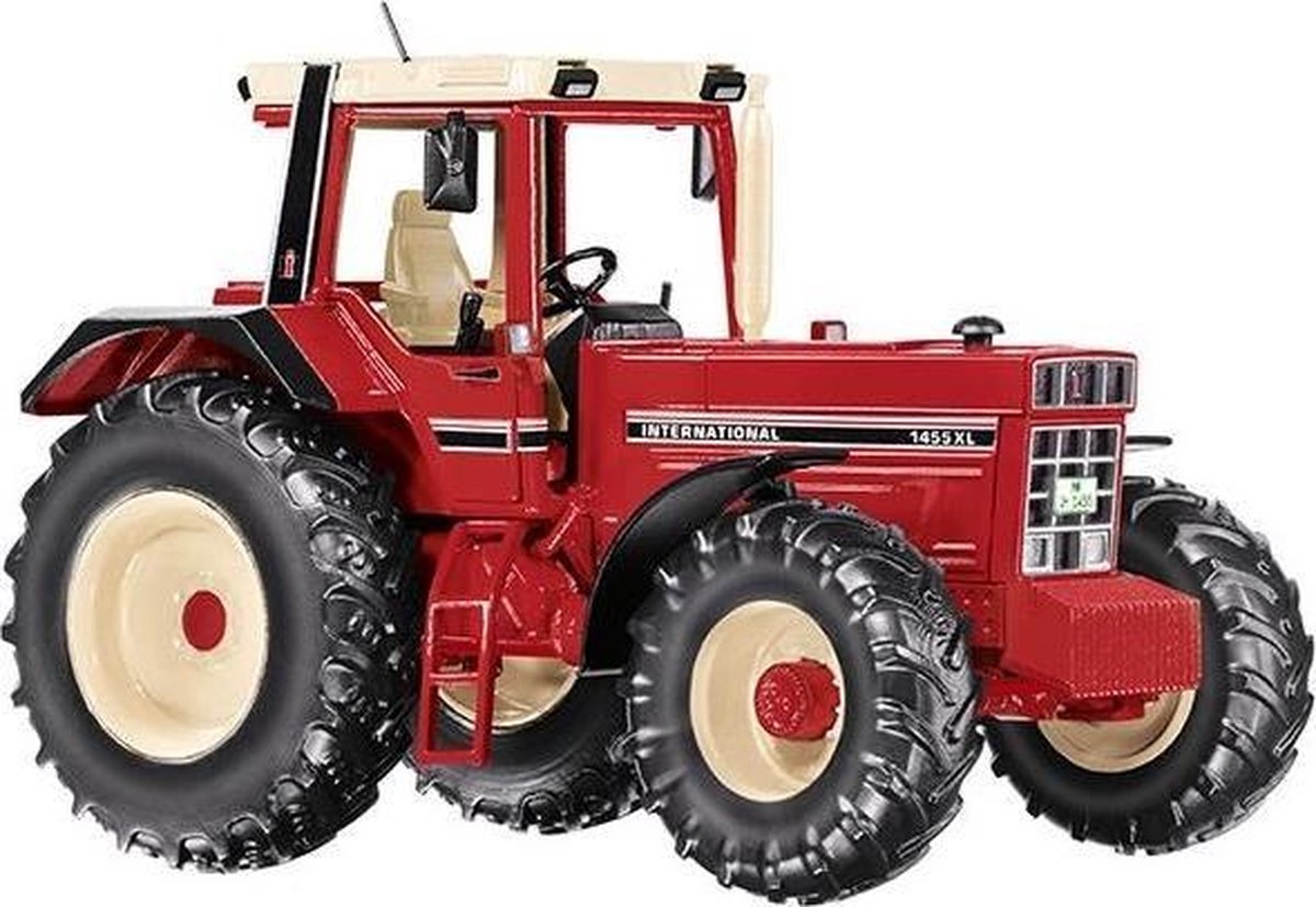 Wiking Miniatuurtractor Ihc 1455 Xl 1:87 Rood/zwart