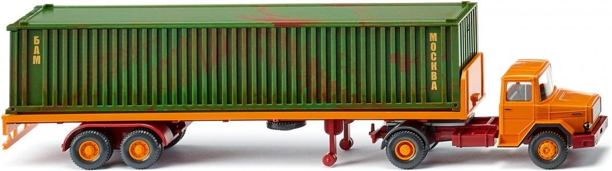 Wiking Miniatuurtruck Magirus-deutz 1:87 Groen/oranje