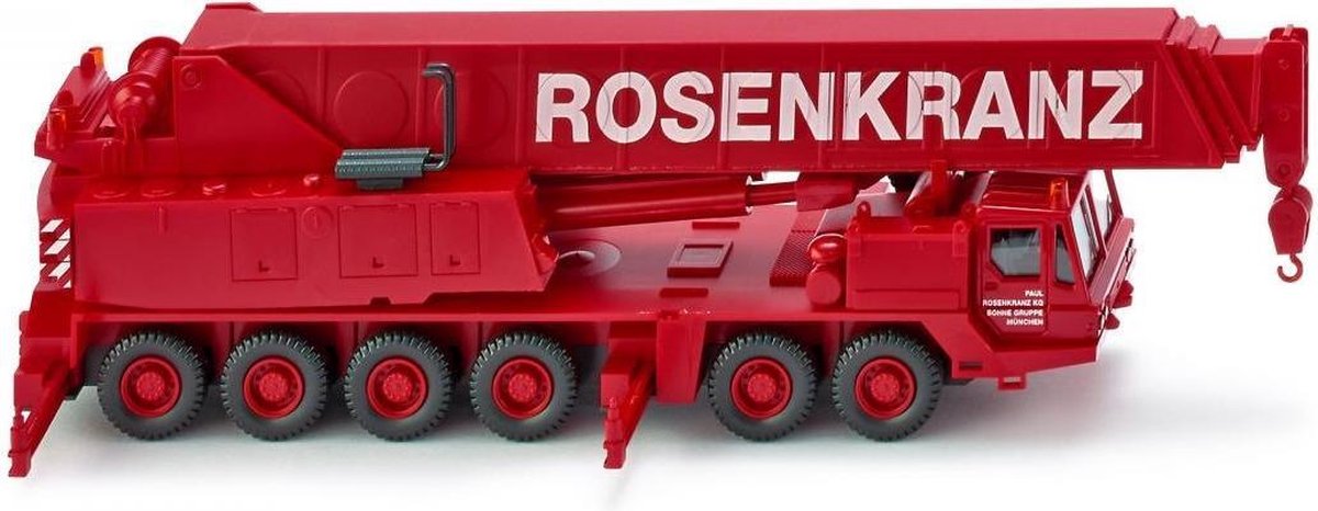 Wiking Miniatuurvoertuig Grove Tm 1100e Die-cast Zink 1:87 Rood