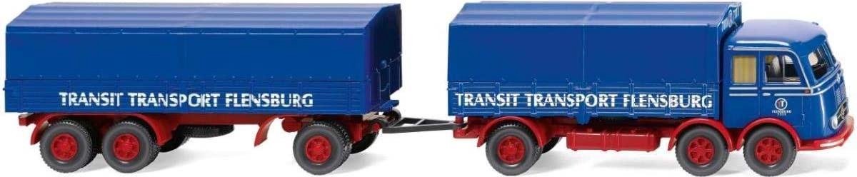 Wiking Miniatuurvrachtwagen Mb Lp 333 Train 1:87 Blauw