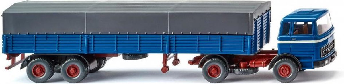 miniatuurauto Mercedes-Benz Truck 1:87 blauw