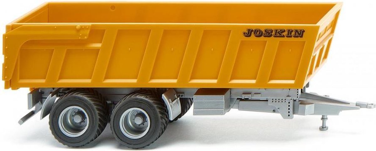 miniatuurkipper Joskin Trailer 1:87 geel