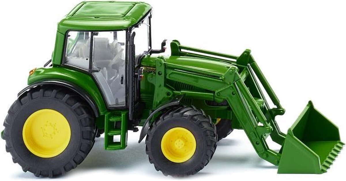 miniatuurtractor John Deere 6920 S wiellader 1:87 groen