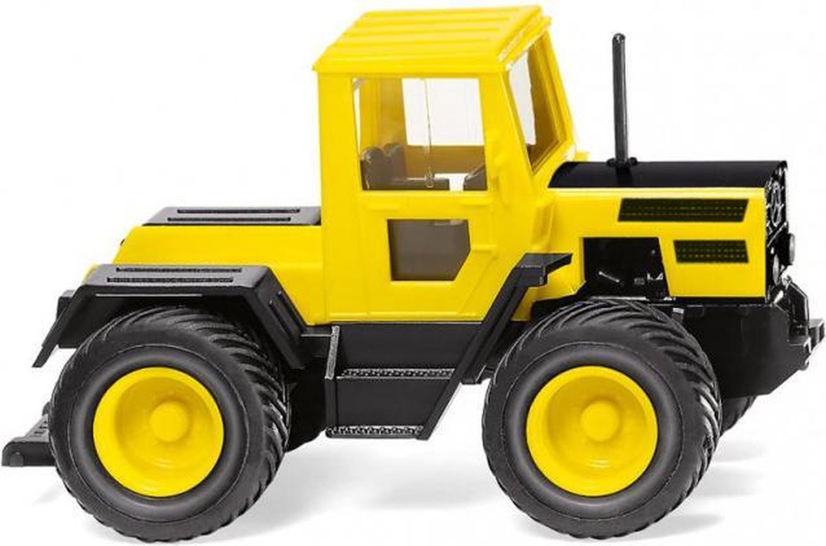 miniatuurtractor MB 1:87 geel/zwart